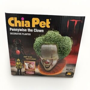 Chia Pet Pennywise The Clown Handmade Decorative Planter, New